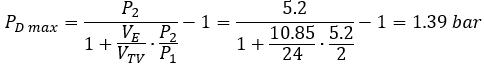 izplešanās tvertnes aprēķins formula 5